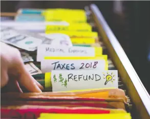  ?? GETTY IMAGES / ISTOCKPHOT­O ?? As of March 9 the CRA received nearly four million personal tax returns.
For taxpayers expecting refunds, the average amount was $1,820.