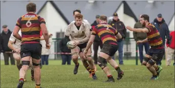  ??  ?? Sligo captain Shane Boyle goes on an attack.