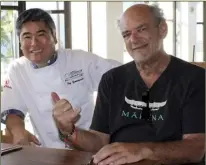  ?? The Maui News / CARLA TRACY photo ?? James Beard Award-winner Roy Yamaguchi and restaurant partner Shep Gordon will present the Hukilau fundraiser for the MACC at Humble Market Kitchin on Wednesday.