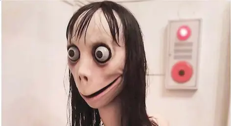  ??  ?? The Momo Challenge threat is allegedly spliced into child-friendly videos and games, talking to children and encouragin­g them to harm themselves.