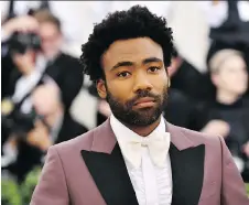  ?? THE ASSOCIATED PRESS ?? Donald Glover and his rapper alter ego Childish Gambino aim to provoke with his new video This is America.