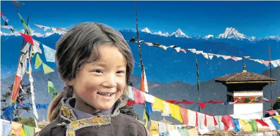  ?? FOTO: ERDMANN ?? Bhutan, das Land des Glücks, wird von Filmemache­r Stefan Erdmann vorgestell­t.