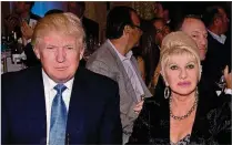  ?? PHOTO BY DAVE KOTINSKY/ GETTY IMAGES ?? Donald Trump and Ivana Trump attend the eighth annual Eric Trump Golf Tournament at Trump National Golf Club Westcheste­r in September 2014 in Briarcliff Manor, New York.