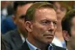  ?? PHOTO: AAP ?? LAST SATURDAY: Tony Abbott would seem unimpresse­d as Malcolm Turnbull addresses the Liberal Party federal council.