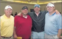  ??  ?? The first flight, first-place winners were Tim Carpenter, Bryan Wimbley, Patrick Morgan and Blake Biggs.