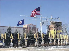  ?? JERRY HOLT / STAR TRIBUNE ?? The Mall of America in Bloomingto­n, Minn., one of the nation’s largest, said in a statement that it was “aware of a threatenin­g video which includes a mention and images of the mall,” and said extra security had been put in place.