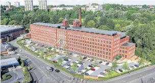  ??  ?? ●●Meadow Mill, in Stockport, which is set to go to auction on October 26