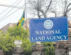  ?? FILE ?? The land titles division of the National Land Agency provides stateguara­nteed land titles, ensuring the legal and formal validity of all transactio­ns.