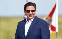  ?? The Associated Press ?? ■ Florida Gov. Ron Desantis attends a media event regarding the 2022 Florida Python Challenge on June 16 in Miami.