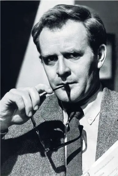  ??  ?? Spy-master: John le Carré in 1965, when The Looking Glass War was published