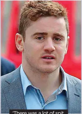  ??  ?? ‘There was a lot of spit roast last night…’ - PADDY JACKSON