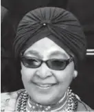  ??  ?? Winnie Madikizela Mandela