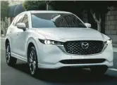  ?? MAZDA ?? For 2023, the Mazda CX-5 crossover hasn’t changed, except for the addition of a white paint option.