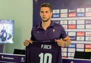  ??  ?? Marko Pjaca attaccante della Fiorentina arrivato in prestito dalla Juventus