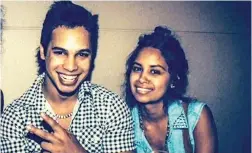  ??  ?? HAPPIER TIMES: Taariq Phillips, 24, and Sharisha Chauhan, 21, while they were still a couple. Phillips is the accused in her murder case.