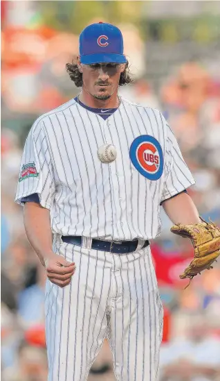  ?? | AP ?? Jeff Samardzija again held up his part of the bargain Monday night, allowing one run in six innings.