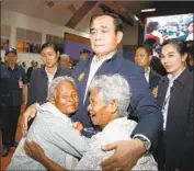  ?? Sakchai Lalit ?? FORMER Gen. Prayuth Chan-ocha is running as the candidate of the pro-military party Palang Pracharat.