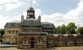  ??  ?? The striking Abbey Mills Pumping Station, Stratford.