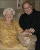  ?? SUBMITTED PHOTO ?? The late Rev. Gus Esposito is pictured with his late mother, Emma Esposito. His sister, Theresa Scanlan, said her mother was so enormously proud of her son.