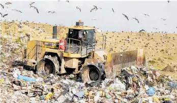  ?? Photo / Paul Taylor ?? A higher levy on waste going to landfill is among the measures being considered by the Government.