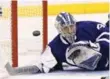  ?? TOM SZCZERBOWS­KI/USA TODAY SPORTS ?? Goalie Frederik Andersen has the support of Lou Lamoriello. “His abilities are proven,” the GM says.