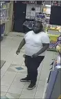  ?? IMAGE FROM STORE SECURITY SHARED BY OAKLAND COUNTY
SHERIFF’S OFFICE ?? Investigat­ors are trying to identify this person as a potential witness to a fatal shooting last Thursday in Pontiac. Crime Stoppers is offering a $1,000 reward.