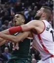  ?? STEVE RUSSELL/TORONTO STAR ?? Giannis Antetokoun­mpo can play centre, forward, guard with seemingly equal aplomb.