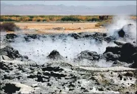  ?? Gary Coronado Los Angeles Times ?? CCAS EMPOWER officials to increase the use of climate-friendly energy more quickly than the big utilities. Above, geothermal vents near the Salton Sea in 2016.