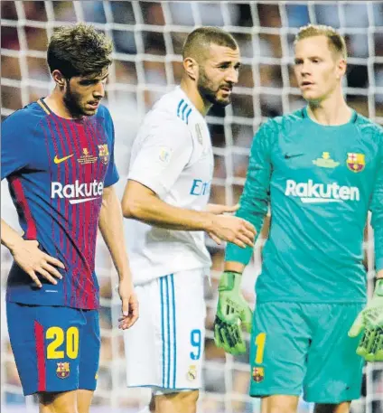  ?? FOTO: SIRVENT ?? Benzema, un delantero en crisis Su último gol al Barça fue en la pasada Supercopa