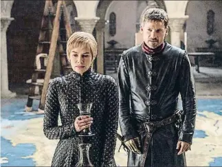  ?? HELEN SLOAN/HBO ?? Cersei (Lena Headey) está borracha de poder