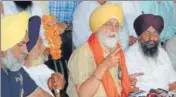  ?? HT PHOTO ?? AAP MLA Inderbir Singh Nijjar (C) after being elected as the CKD president in Amritsar on Sunday.