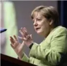  ?? FOTO EPA ?? Angela Merkel.