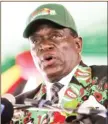  ??  ?? President Mnangagwa