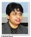  ?? Lakshmi Durai ?? Chief Executive Officer CruiseXplo­re