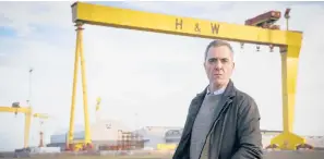  ?? STEFFAN HILL/BBC/HTM TELEVISON ?? James Nesbitt stars in Acorn TV’s four-part thriller,“Bloodlands,”which premieres Monday, March 15.