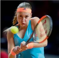  ?? AFP ?? Mladenovic starts her campaign with a first-round match against American Jennifer Brady —