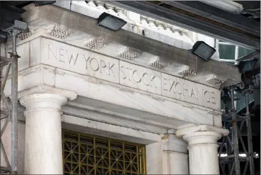  ?? JULIA NIKHINSON — THE ASSOCIATED PRESS FILE ?? The New York Stock Exchange in June 2022 in New York.