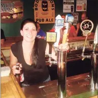  ?? Contribute­d photo ?? Kristine Casey, owner of Casey’s Irish Pub on Bridgeport Avenue in Milford, is challengin­g Gov. Lamont’s powers to close Connecticu­t bars in the coronaviru­s pandemic.