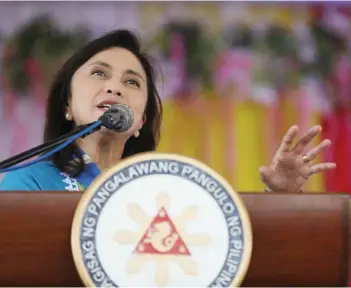  ?? (OVP file photo) ?? Vice President Leni Robredo says the Marcos family finally gets the proof they have been looking for: a conviction.