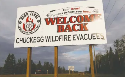  ?? IAN KUCERAK ?? While the stubborn Chuckegg wildfire flared up again this spring, officials say the province is enjoying a quiet wildfire season so far.