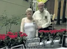  ?? SPECIAL TO THE EXAMINER ?? The radiant smiles of Bill and Marilyn Spenceley marked the air of celebratio­n at their recent 60 year marriage celebratio­n at their home in Buckhorn.