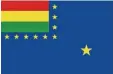  ?? Foto: Archiv ?? Das ist sie, die Marineflag­ge des reinen Binnenstaa­tes Bolivien.