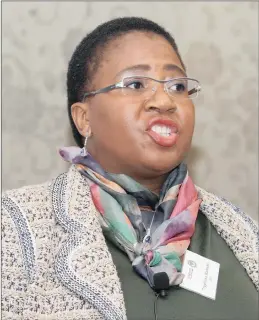  ?? PHOTOS: SIMPHIWE MBOKAZI ?? Chief financial officer Tryphosa Ramano says people need to look beyond the 2014 financial year because PPC has produced solid financial metrics over the past 10 years.