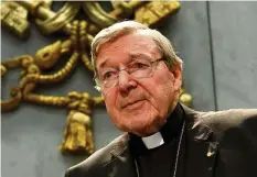  ?? AFP ?? Pell war 2014 zum Finanzchef des Vatikans ernannt worden.