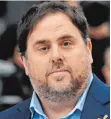  ?? FOTO: AFP ?? Auch der katalanisc­he Vizepräsid­ent Oriol Junqueras muss in Untersuchu­ngshaft.