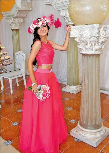 15 años online hawaianos vestidos