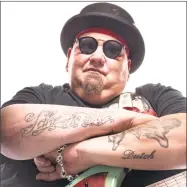  ?? Contribute­d photo ?? Guitarist Popa Chubby, born Ted Horowitz, is set to perform at the Katharine Hepburn Cultural Arts Center in Old Saybrook Saturday, Jan. 12.