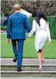  ?? Foto: Daniel Leal Olivas, afp ?? Prinz Harry und Meghan Markle heiraten am Samstag.