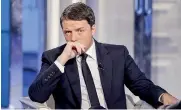  ??  ?? Ex premier. Matteo Renzi è segretario del Pd dal 15 dicembre 2013