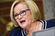  ?? ANDREW HARRER / BLOOMBERG ?? The report released by Sen. Claire McCaskill, D-Mo., shows that Cardinal Health, McKesson and Amerisourc­e Bergen shipped the equivalent of about 260 opioid pills for every person in Missouri from 2012-17.